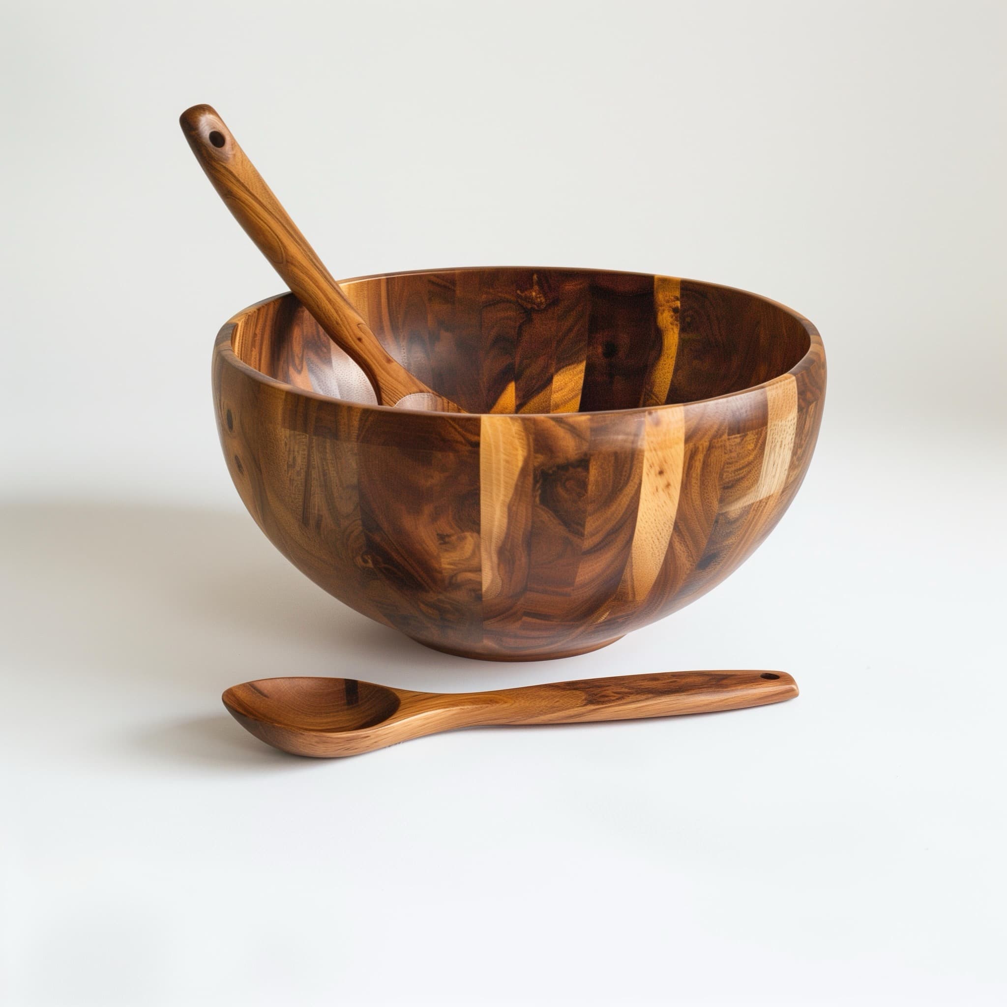 wooden salad bowl