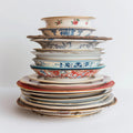 old fashioned plates